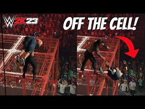 WWE2K23: How To Throw Opponent Off Hell in a Cell! (Tutorial)