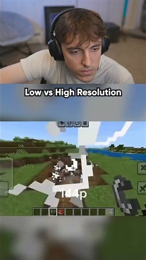 low vs high res