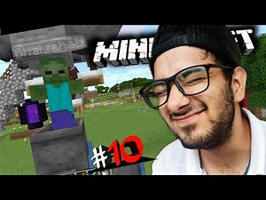 I captured a ZOMBIE for my UNLIMITED IRON Farm in Minecraft 🤭