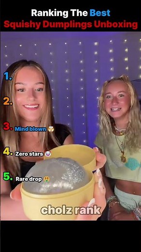 Ranking The Best squishy dumpling mystery unboxing moments 🥟✨ #shorts #squishy #unboxing