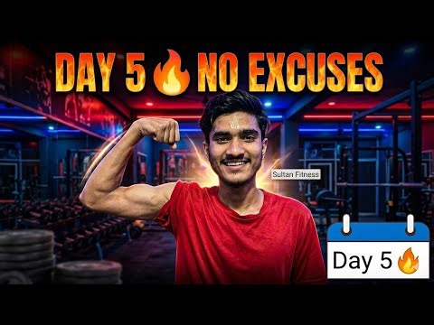 Day 5 Complete 💪 | 21 Days Fitness Challenge | No Excuses
