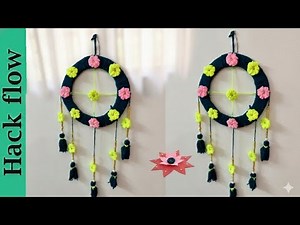 "5-Minute Woolen Wall Hanging DIY."