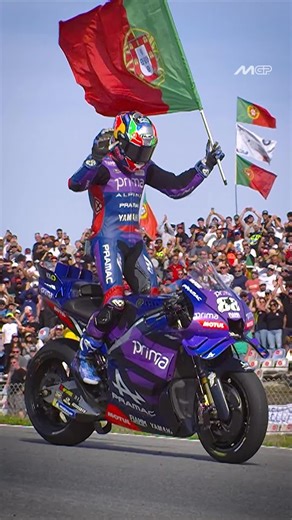 725K views · 18K reactions | Miguel Oliveira flew the Portuguese flag high one last time 凉 #PortugueseGP  | MotoGP | Facebook