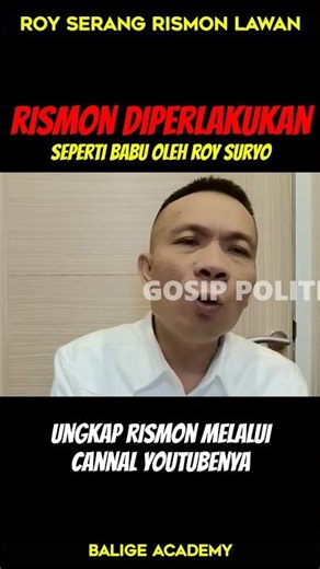 Rismon Was Treated Like a Servant by Roy Suryo‼️ Revealed by Momon on His YouTube Channel‼️