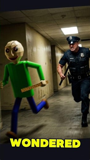 "Why Police Can’t Catch Baldi – The School Has No Exit!"#shorts#baldibasics