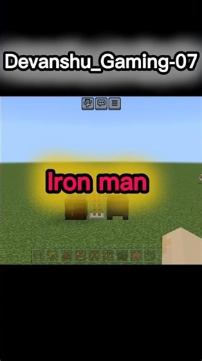 Iron man Suit Disign For Minecraft