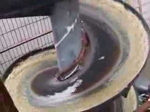 Mineral sand test recleaner Demo from Gambia Africa