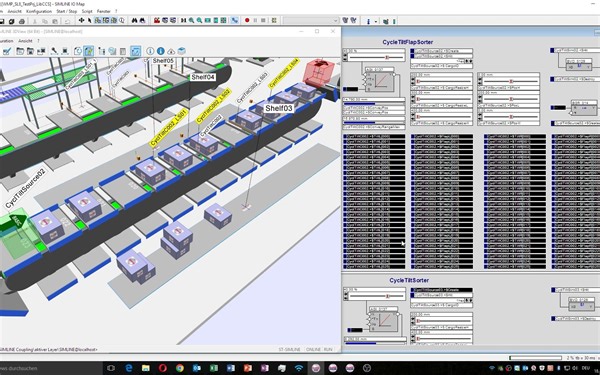 WinMOD虚拟调试 CCS输送系统