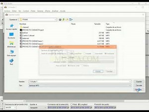 Audacity - Conversión WAV - MP3