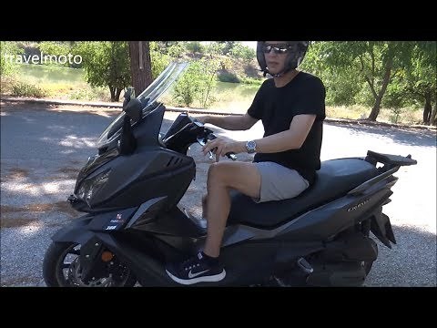 Test drive SYM 300cc mega scooter