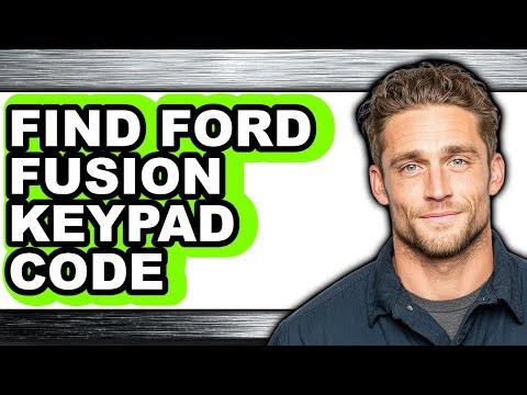 How to Find Ford Fusion Keypad Code (updated)