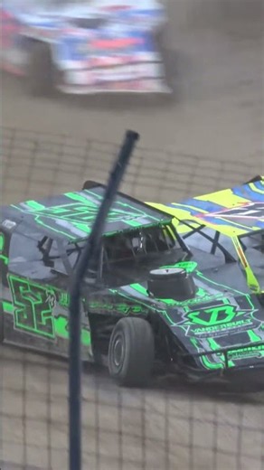 Door to door modified action from Wilmot raceway. #dirttrackracing #shorttrackracing #wilmotraceway