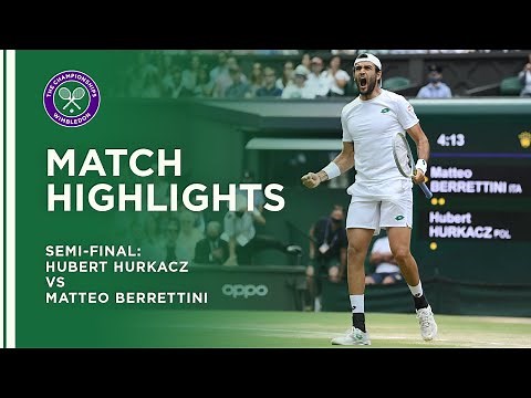 Hubert Hurkacz vs Matteo Berrettini | Semi-Final Highlights | Wimbledon 2021