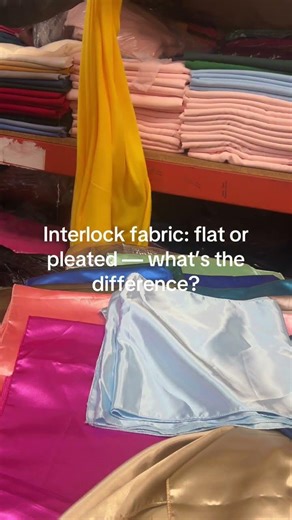 Interlock Fabric: Flat or Pleated? What’s the Difference?