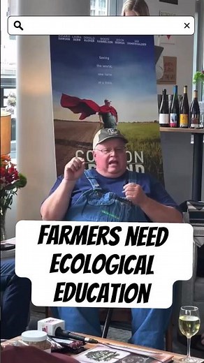 “Anyone has the ability to turn dirt to soil” -Gabe Brown #regenerativeagriculture education is key!