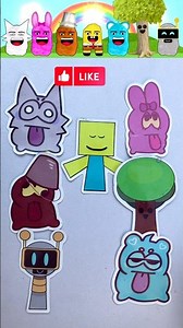 Incredibox Sprunki - Nuggets Edition (Mod) color mixing #incredibox #sprunki #satisfying #nuggets