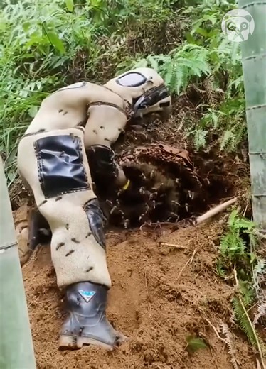 4.7M views · 8.4K reactions | Digging out the wasp nest Partner: hornethaven_ | Crafty Panda | Facebook