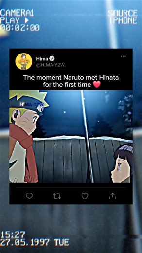 Kid Naruto and Hinata ❤️ #naruto #anime #hinata #sasuke #boruto #himawari #minato #kushina #kakashi