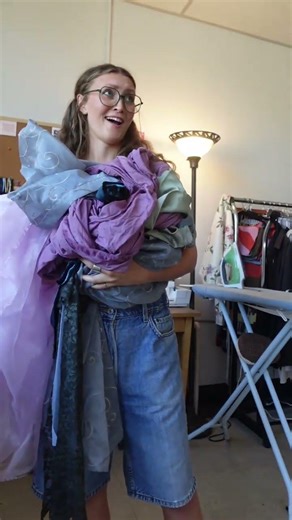 more like 20 hours #fashiondesigner #recycledfashion #sustainablefashion #fairycore #fypyoutube