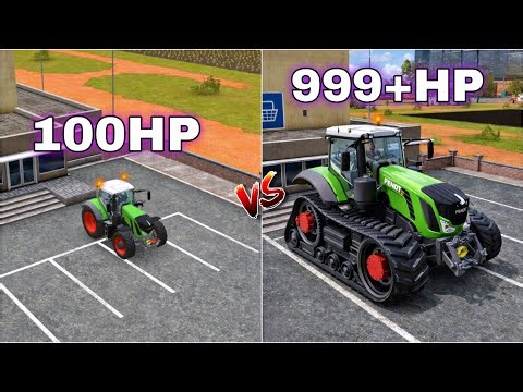 100HP Vs 999+HP Competition & Biggest Fendt Tractor in Fs18 | Farming Simulator 18 Timelapse | #fs18