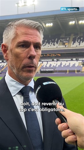 RTL sports on Instagram: "Michael Verschueren, le nouveau président d'Anderlecht, l'affirme: il veut rejouer le titre dans deux ou trois ans ! 🟣⚪️ #RTLsports"