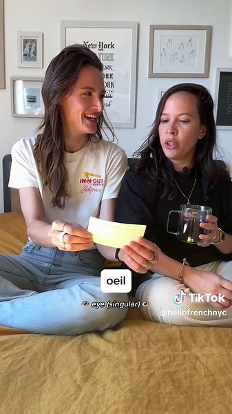 Can you pronounce these words en français? Share this video & test your friends who are also learning French! 🗣️ 🇫🇷French recap: écureuil [e.ky.ʁœj] = squirrel 🐿️ vadrouiller [va.dʁu.je] = to wander🚶‍♀️ oeil [œj] = eye (singular) 👁️ yeux [jø] = eyes (plural) 👀 se débrouiller [sə de.bʁu.je] = to figure it out / manage💡 malheureusement [mal.œ.ʁø.zəmɑ̃] = unfortunately 😔 vieille [vjɛj] = old (feminine) 👵 Montpellier [mɔ̃.pə.lje] = a city in the south of France📍 From tricky nasal sounds (