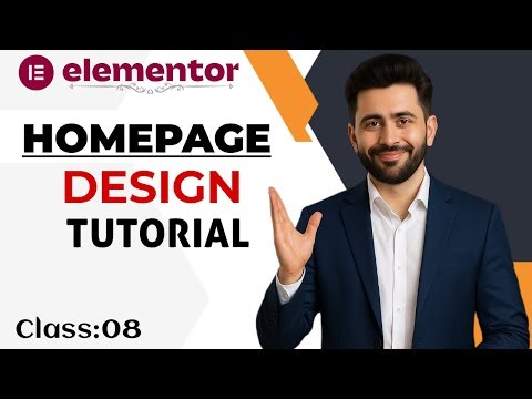 WordPress Homepage Design Using Elementor | From Scratch 2026