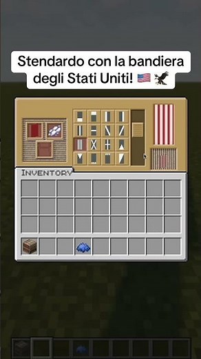 Minecraft: Come fare uno stendardo con la bandiera degli Stati Uniti! #shorts