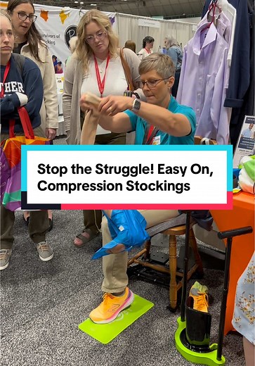 Effortless Compression Stockings with Glide Clipper