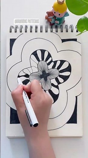 #254 Easy Zentangle patterns for beginners #art #doodle #drawing