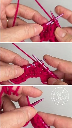 Easy Knit Braid — Watch the Deep Stitch! #EasyBraidStitch #270