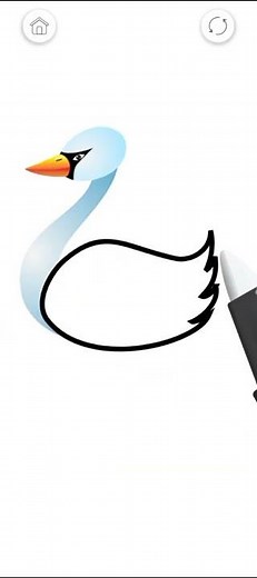 "Mesmerizing Swan Animation 🦢✨ | Relaxing & Satisfying Art in Motion!"