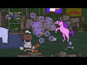 Castle Crashers: Easy way to defeat the painter boss.