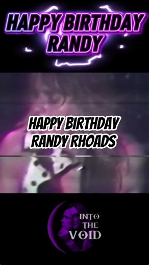Happy Birthday Randy Rhoads - Guitar Legend Forever! #randyrhoads #musicedit #shorts