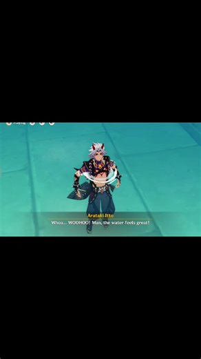 Arataki Itto's Journey in Fontaine: Genshin Impact Edit