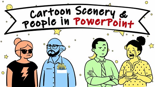 How to Insert Cartoon People in PowerPoint - Excel at the Office