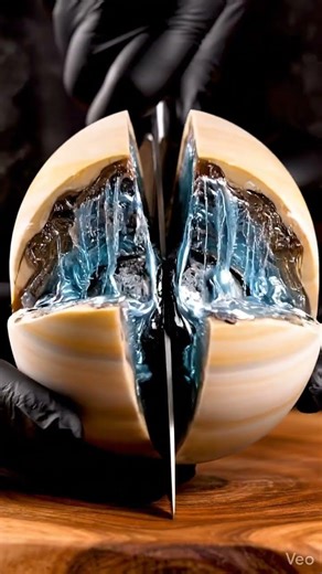 Cutting Saturn ASMR 🪐🔪 | Unreal Satisfying Slice #viralshorts #relaxing #space #oddlysatisfying