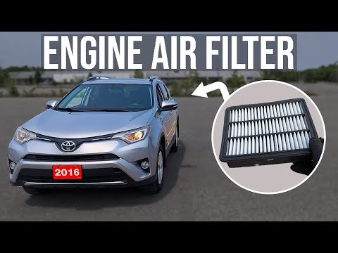How to Replace Engine Air Filter - Toyota RAV4 (2013-2018)