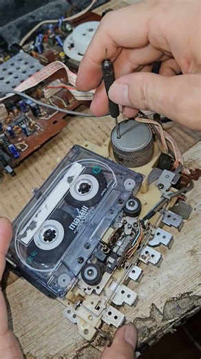 mecanismo del casete de prueba #retro