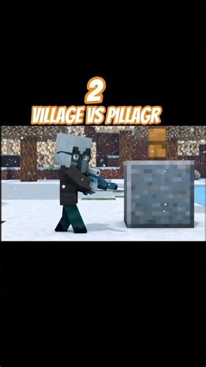 Villager vs Pillager Life Winter War 2 - Alien Being Minecraft Animation #minecraft #viral