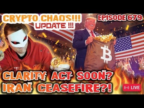 CRYPTO CHAOS!! 70K BITCOIN!!! IRAN WAR OVER SOON?! OIL!! TRUMP TACO!? CLARITY ACT?!! [Episode 679]