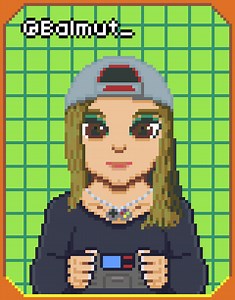 This was one of the first #pixel #portrait #gifs I made. I'm still ...