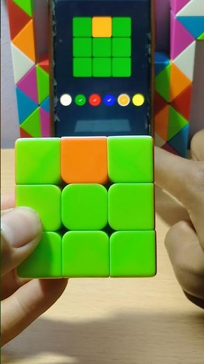 3 by 3 cube solve using Ai ✅#rubikscube #cubing #puzzle #ytshorts #amazing #speedcube