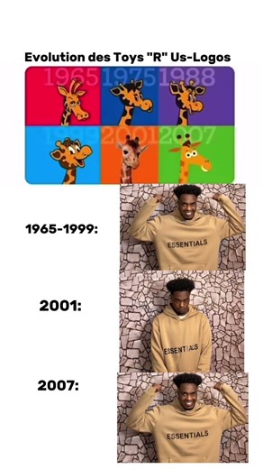 Evolution des Toys "R" Us-Logos 💀 #unterhaltung #humor #abuloris