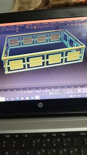 3D new designing railing #shorts #railing #3d #3danimation #viral