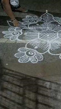 How to draw rangoli patterns l #ideas #ytshorts #rangoli #rangolipatterns