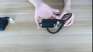 Ignition Coil CDI Spark Plug Fit for Kawasaki Bayou 300 KLF300B 1988-2004 -Black