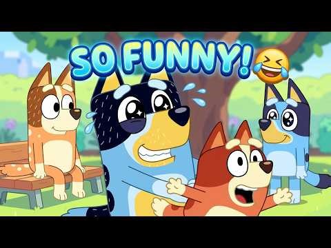 Epic Bandit escape mission from the most chaotic family prank ever 🏃‍♂️ | Funny Bluey Short