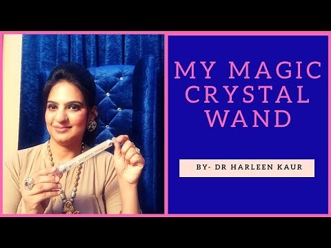 How to use a crystal wand as your magical wand | Magic Wand | Rose Quartz | Crystal