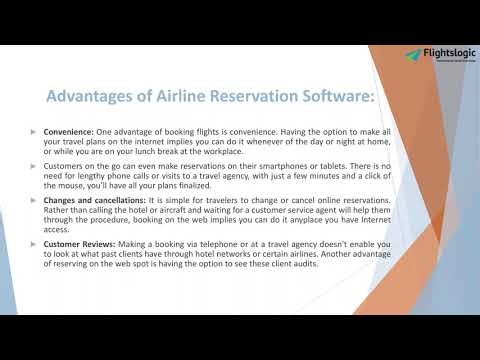 Airline Reservation Software